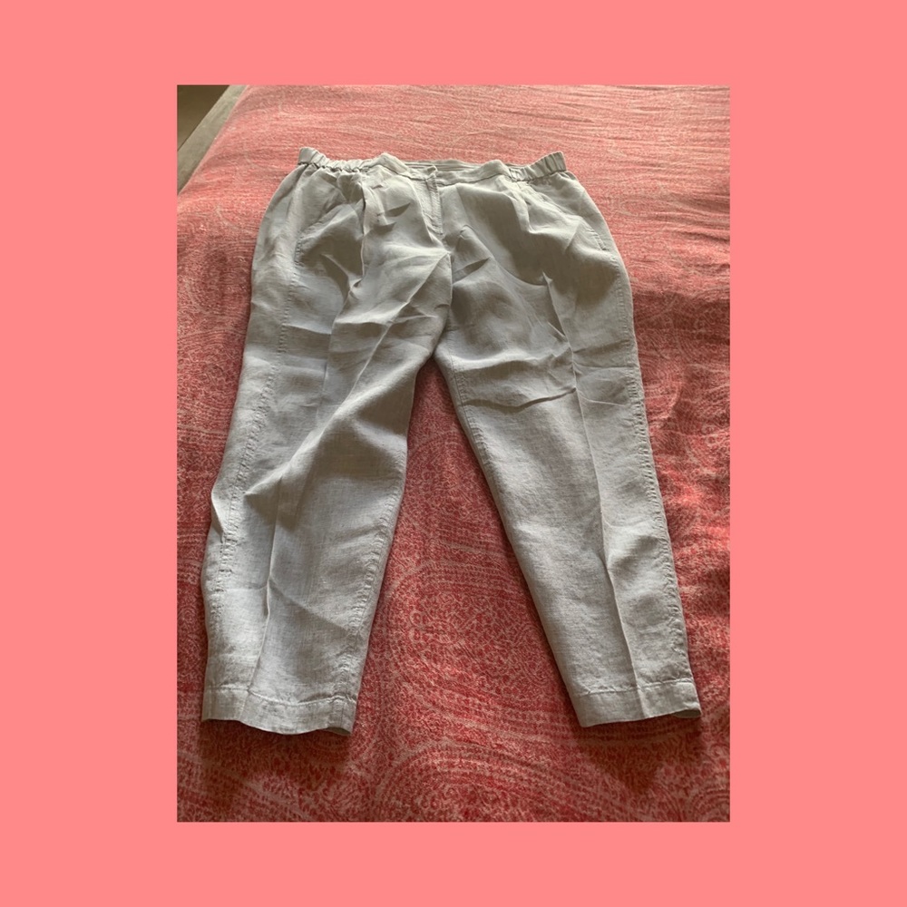 POETRY linen Capri/crop pants! The most comfortable!